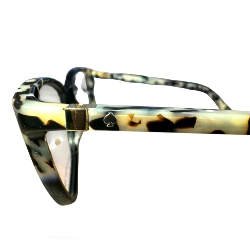 Kate Spade Karlyn Eyeglasses Black White Brown Havana Frames (NWT)